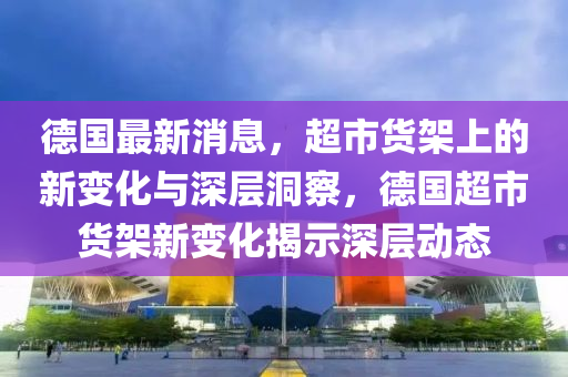 德國最新消息,超市貨架上的新變化與深層洞察,德國超南充市鑫正商貿(mào)有限公司市貨架新變化揭示深層動態(tài)