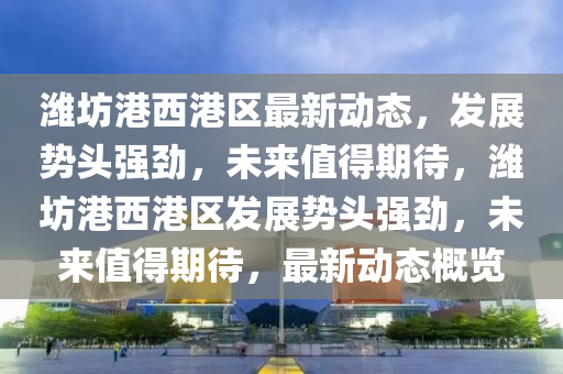 濰坊港西港區最新動態，發展勢頭強勁，未來值得期待，濰坊港西港區發展勢頭強勁，未來值得期待，最新動態概覽南充市鑫正商貿有限公司