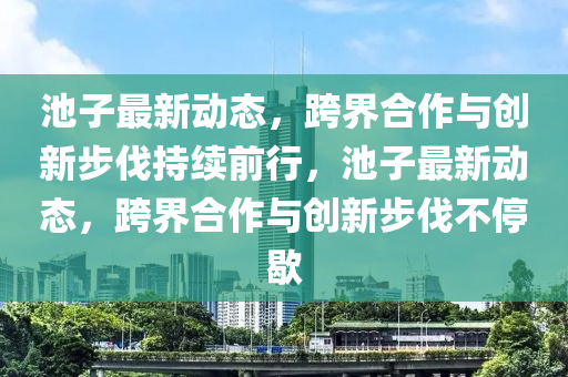 池子最新動(dòng)態(tài),跨界合作與創(chuàng)新步伐持續(xù)前行,池子最新動(dòng)態(tài),跨界合作與創(chuàng)新步伐不停歇